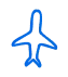 Decorative airplane illustration